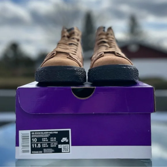 Men’s Nike SB US10 Zoom Blazer Mid
Premium 'Legend Dark Brown
Obsidian'. - Picture 4 of 13